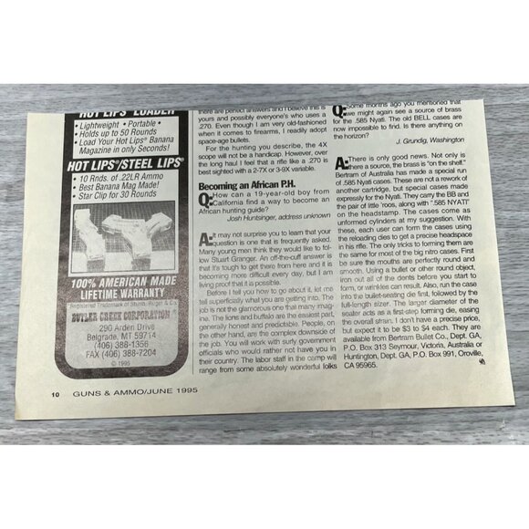 North American Arms Purse/Sonal Protection Vintage Print Ad 1990s Mini Revolver - Picture 3 of 6